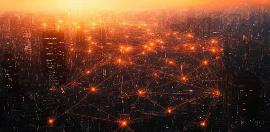 Engirise pan India service network city skyline map