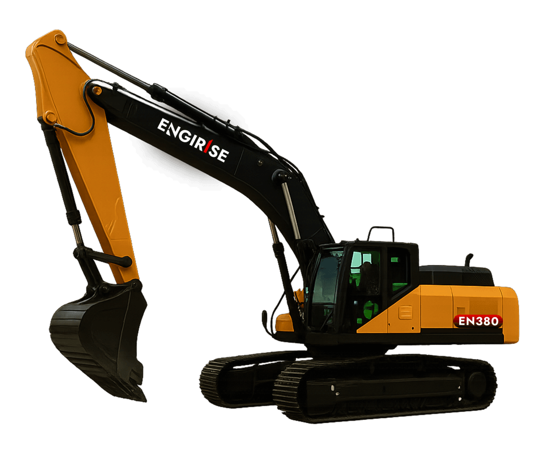 en380 diesel crawler excavator