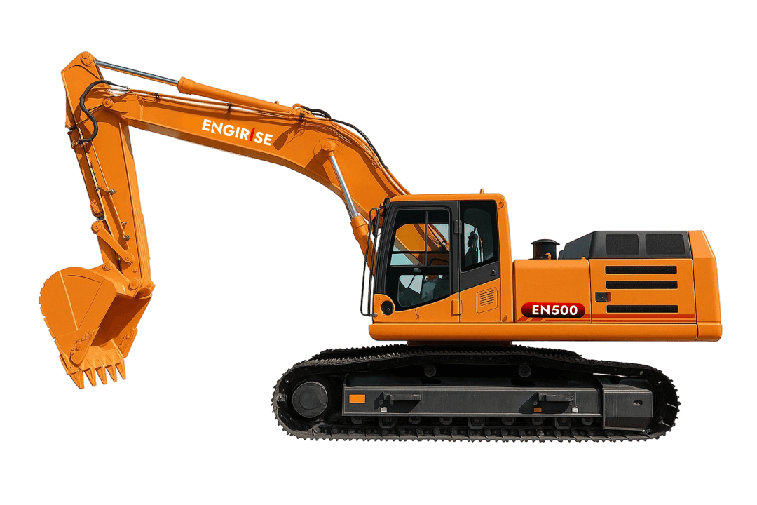 en500 diesel crawler excavator