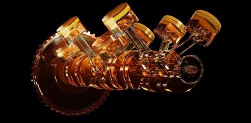 Manufacturing qa engine cylinders pistons 3D